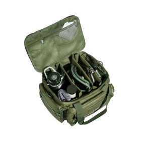 Tactical Gun Range Bag with Single Shoulder for 4 Pistols  - Green - Storage Bag