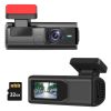2K HD Front Dash Cam For Car With IPS Screen Night Vision Loop Recording Included 32G Storage Card 140Â° Wide Angle WiFi App Control Front Dashcam - B