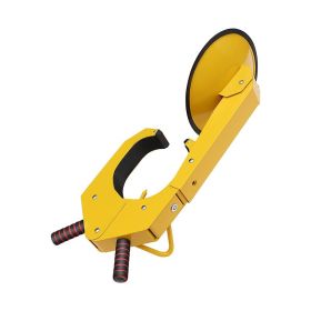 Heavy-Duty Anti Theft Tire Lock for RV Trailers/Cars/Trucks/SUVs - Yellow - Wheel Locks