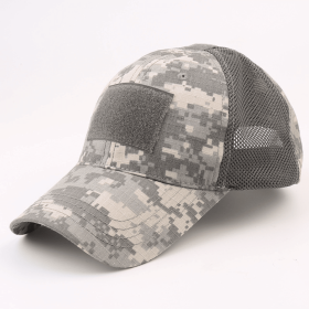 Military-Style Tactical Patch Hat with Adjustable Strap | Breathable and Unisex - ACU