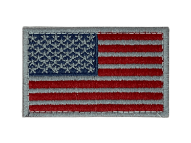 Tactical USA Flag Patch with Detachable Backing - Aged Classic
