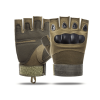 Tactical Fingerless Airsoft Gloves for Outdoor Sports - Green - XL