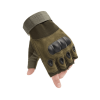 Tactical Fingerless Airsoft Gloves for Outdoor Sports - Green - L