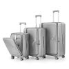 Luggage Sets 3 Piece(20/24/28), Expandable Carry On Luggage with TSA Lock Airline Approved, 100% PC Hard Shell and Lightweight Suitcase with Front Poc