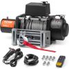 VEVOR Electric Winch Truck 18,000 lb Steel Cable IP65 Waterproof Remote Control - Default