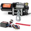 VEVOR Electric Winch ATV UTV 3000 lb Steel Cable IP55 Waterproof Wired Control - Default