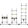 Telescoping Extension Ladder 12.5FT A-Shape w/ Stabilizer Bar for RV - 12.5 ft