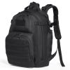 Tactical Backpack 25L Military Backpack with Molle Mode & Sponge Pad Black - 25 L