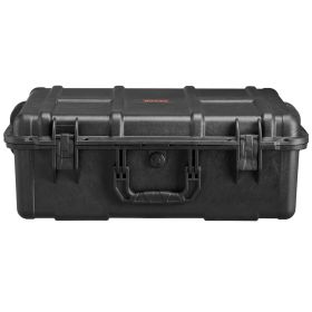 VEVOR 2.4 Cu.ft Weatherproof Hard Case with Handle Clips Padlock Holes Foam - 2.4 cu.ft
