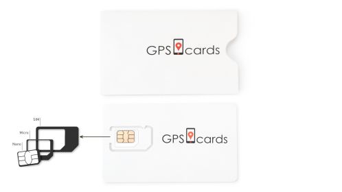 SIM Card for Voyager 4N Car Locator with Nationwide Coverage + No Roam Fee - g74085ggpscrd