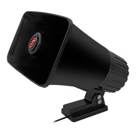 5Core Indoor Outdoor PA Horn Speaker 8 x 5 Inch Loud PA System 8 Ohm 65W Loud Siren Audio - black