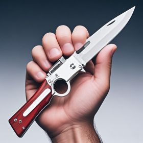 GeologyFieldTools Precision Knife for Rock Sampling and Chiseling - stainless steel