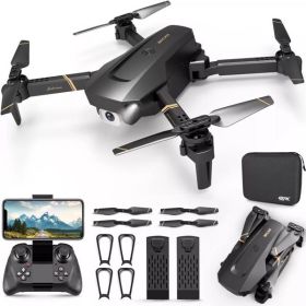 4DRC V4 Foldable Mini Drone with Camera - 1080P HD Drone ,3 Batteries,Drones for Adults Kids,Logistics is randomly sent by UPS/USPS. - as picture