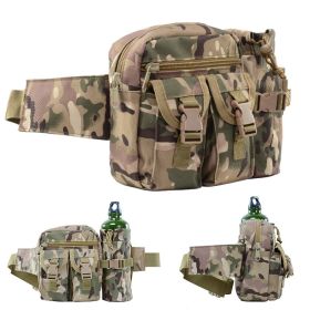 Camouflage Fishing Multifunctional, Lua Water Bottle Bag, Worker Waist Pack, Sports Outdoor Tactical Men's Waist Packs - camouflage