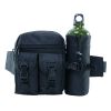 Camouflage Fishing Multifunctional, Lua Water Bottle Bag, Worker Waist Pack, Sports Outdoor Tactical Men's Waist Packs - black