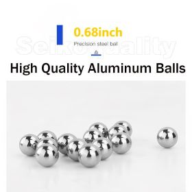 Xemussa-50 pcs 0.68Cal colored ball, 0.68 caliber solid aluminum colored slingshot, self-defense ball suitable for T4E TR50 HDR50 - 50pcs