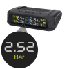 PSTY32, Solar Tire Pressure Sensor Bluetooth Tire Pressure Monitor Passenger Vehicle Tire Pressure Sensor Battery 400mAh 3.2-inch LCD TPMS Frequency 4