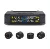PSTY32, Solar Tire Pressure Sensor Bluetooth Tire Pressure Monitor Passenger Vehicle Tire Pressure Sensor Battery 400mAh 3.2-inch LCD TPMS Frequency 4