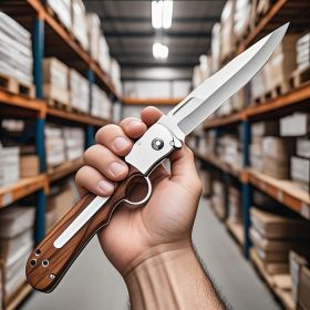 TacticalTrend Multi-Functional Survival Knife for Outdoor Enthusiasts - stainless steel