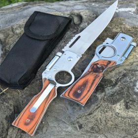 EverydayCarry Tactical Knife for Outdoor and Urban Survival - stainless steel