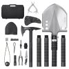 Survival Shovel Survival Axe 28-in-1 Camping Folding Shovels with Hatchet - 28-in-1