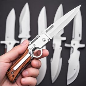 SurvivalKit Versatile Tactical Knife for Emergency Situations - stainless steel