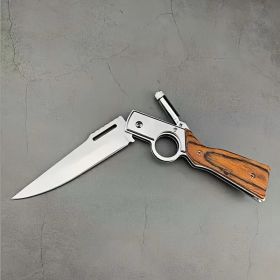 Tactical Folding Knife - Stainless Steel Blade with Ergonomic Handle, Quick-Open Thumb Hole & Pocket Clip - Perfect Outdoor Survival Tool & Gift for M