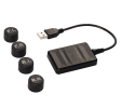 PSTY06 External Tire Pressure Sensor USB Tire Pressure Monitoring Sensor CR2450 Button Battery Bluetooth Communication 4.0/5.0 Monitoring Sensor TPMS
