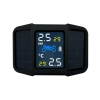 PSC410  Motorcycle Tire Pressure Sensor, Solar Digital TMPS 160mAh External Tire Pressure Monitoring 3.2-inch LCD Bluetooth 5.0 Tire Pressure Monitori