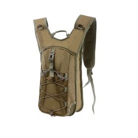Waterproof Running Sports Bag, Camping Tactical Water Bag Outdoor Hiking Large Capacity Bicycle Riding Backpack - desert yellow