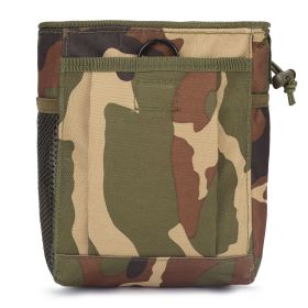 Recycling bag Sundries bag men's camouflage site work outdoor mountaineering storage tactical waist pack storage bag - camouflage color