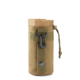 Men's Handheld Sports Outdoor Tactical Water Bottle Bag Pouch Cup Protector Insulated Mug Sleeve Mug Sleeve - black