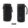 Men's Handheld Sports Outdoor Tactical Water Bottle Bag Pouch Cup Protector Insulated Mug Sleeve Mug Sleeve - yellow-brown