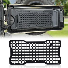 Tailgate Tactical Panel for Wrangler Tailgate Tool Kit Organizer Racks Compatible with Jeep Wrangler 2007-2018 JK JKU & 2018-2022 JL JLU - as Pic