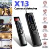 Camera Detectors, Portable Camera Detectors, GPS Tracker Detector for Car Indoor Home Hotel Travel Office, 5 Levels Sensitivity - black