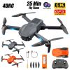 4DRC F12 RC Drone GPS 5G WIFI 6K HD Wide Angle Dual Camera Smart Follow Quadcopter,Professional drones/adult drones, for beginners - ORANGE DRONE(1 BA