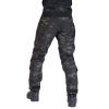 VOTAGOO G3 Combat Pants with Knee Pads Tactical Military Trousers Hunting Multicam Pants for Men Rip-Stop Airsoft Gear - Black - 36