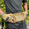 Tactical Fingerless Airsoft Gloves for Outdoor Sports - Tan - M