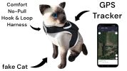 Pet Tracker Security Collar GPS for Pet Wireless GSM GPRS Tracking System Size:XL - Default