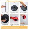 Punching Bag For Kids Junior Boxing Set Boxing Gloves Height Adjustable Free Standing Punching Ball Boxing For Kids Aged from 3 to 8Years Old - Red