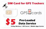 GPS SIM for GPS-405B Vehicle Security for Global Tracking & American Apps Included - Default