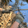Tactical Fingerless Airsoft Gloves for Outdoor Sports - Green - XL