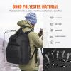 Tactical Backpack 25L Military Backpack with Molle Mode & Sponge Pad Black - 25 L