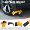 Adjustable Anti Theft Trailer Lock Wheel Clamp for ATV SUV Car Motorcycles - Yellow - Wheel Locks