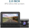 3 Channel Dash Cam for Car with 1080 + 1080 + 480p Three Lenses, Wide Angle Monitoring Range of 140Â° + 140Â° + 130Â°, 24-Hour Parking Monitoring, 4 I