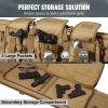 VEVOR Tactical Range Bag, 36 inch Tactical Double Firearm Bag, Soft Outdoor Tactical Case with Lockable Zipper, Portable Handle & Shoulder Strap, 3 La