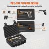 VEVOR Hard Pistol Cases with Pre-cut PU Foam Lockable Pistol Case for 1 Pistol - Default