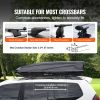 VEVOR Rooftop Cargo Carrier 22 Cubic Feet Luggage Storage Box ABS for SUVs Cars - Default