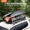 VEVOR Rooftop Cargo Carrier 22 Cubic Feet Luggage Storage Box ABS for SUVs Cars - Default