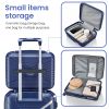 Luggage Sets 4 Piece(14/20/24/28), Expandable Lightweight Suitcase with 4 Double 360 Degrees Mute Spinner Wheels PP Materials Durable TSA Lock Travel